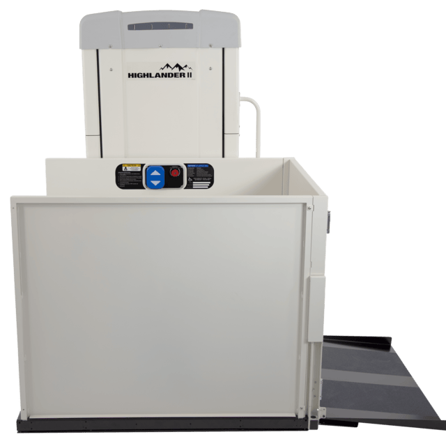 Wheelchair elevator VPL vertical platform porch lift Harmar Highlander II