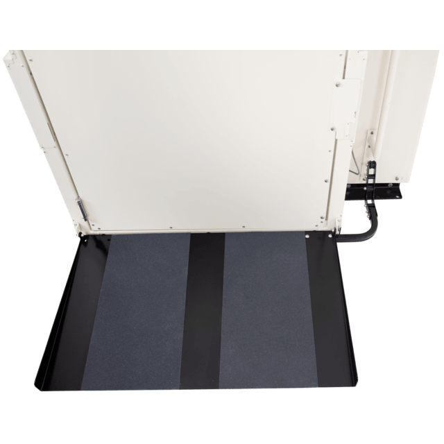 Harmar vertical platform lift non-slip wheelchair ramp close-up - ELECTROPEDIC
