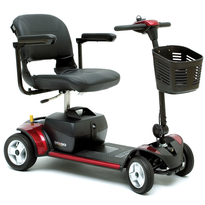 Used Pride Mobility 3 Wheel GoGo Senior Scooter are reconditioned and second-hand for best cost and sale price