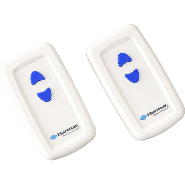 Two Harmar wireless stair lift call and send remote controls - ELECTROPEDIC