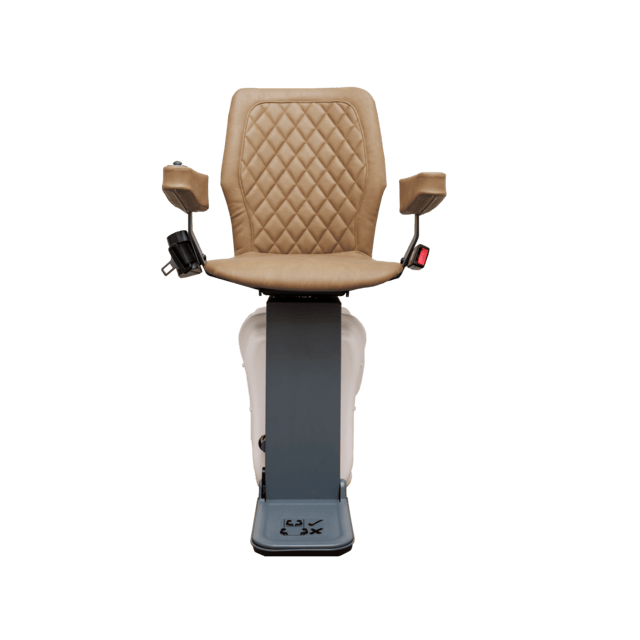 Harmar UP curved modular stairlift